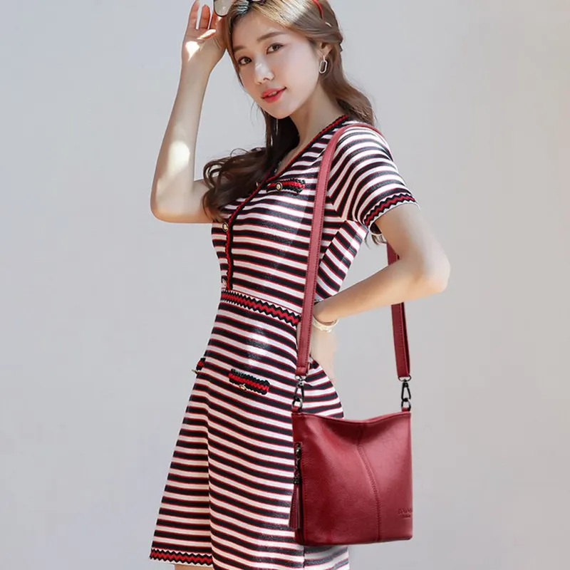 Дамские сумки через плечо для женщин 2019 роскошные Модные женские кожаные на