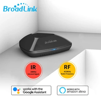 

Broadlink RM Pro + WiFi Smart Home Hub, IR RF All In One Universal Remote Control Compatible For Apple Android