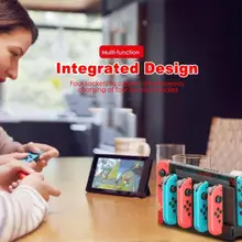 PG-9186 игровой контроллер зарядная подставка зарядное устройство для nintendo Joy-Con простой прочный дизайн классические цвета