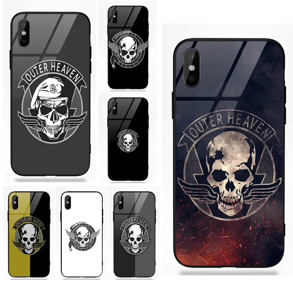

Tempered Glass Shell For Galaxy S8 S9 Plus For Redmi 5 Note 5A 6 Huawei Honor 7X P20 Lite Mate 10 Pro Metal Gear Outer Heaven