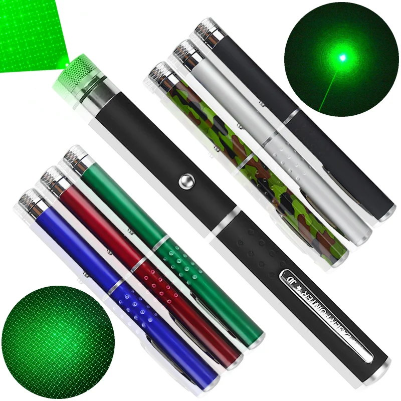 CWLASER 2 в 1 532 нм Зеленый/650нм Красная лазерная указка ручка с шаровой