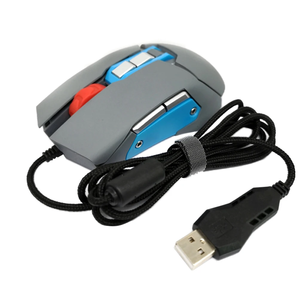 MOS9T(MOS9X) 1600 dpi USB многофункциональная мышь 9 программируемых кнопок датчик температуры и влажности игровые проводные мыши для игр