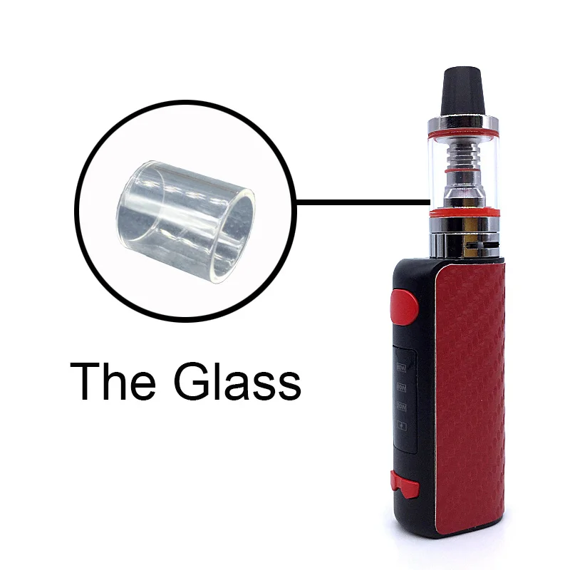 

Glass For MINI 80W Vape Atomizer Tank glass Electronic Cigarettes Mech Box Mod Vaporizer Hookah Vaper E Smoke Vaping FLYoung X3