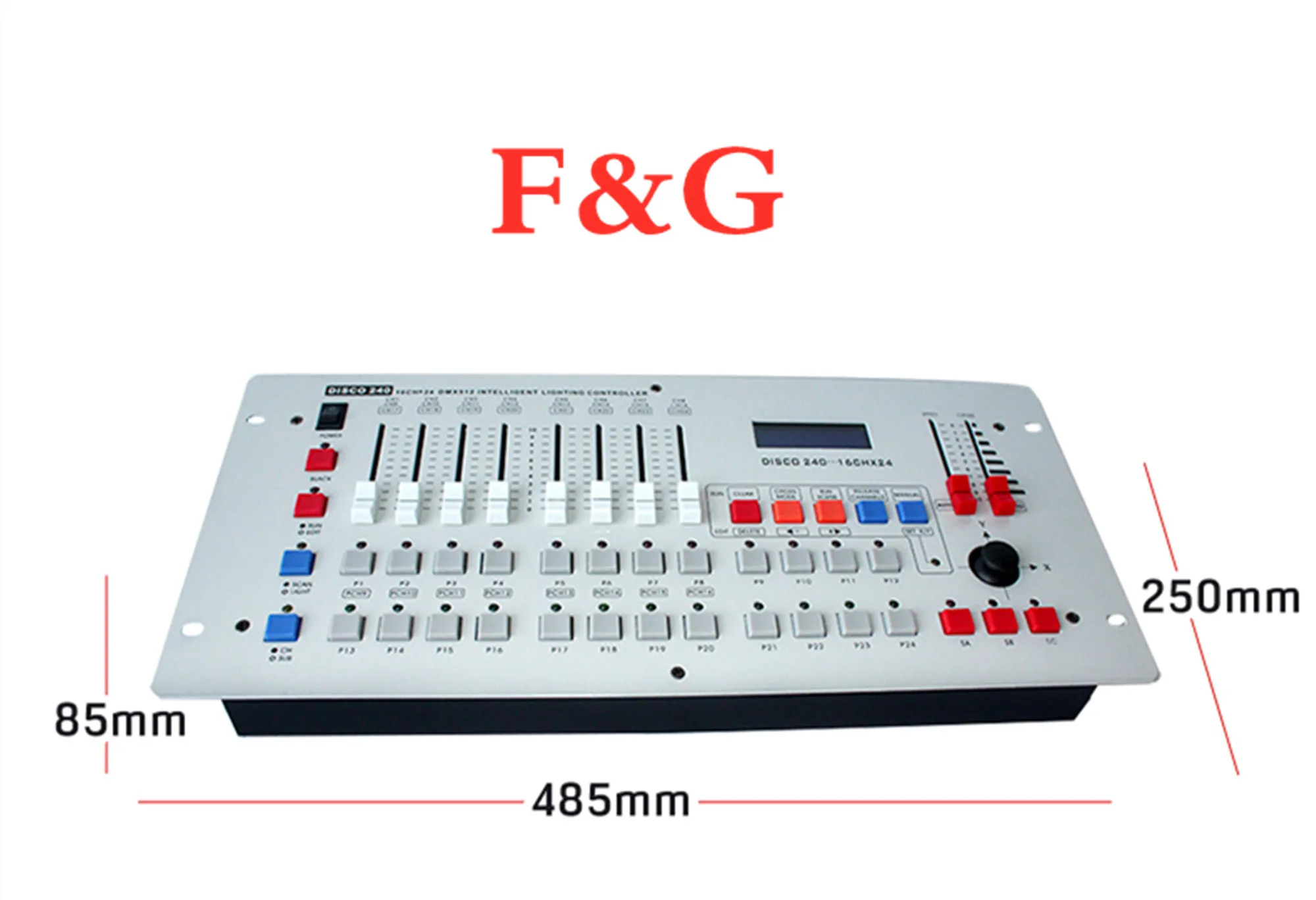 F& GVenta caliente Disco 240 DMX контроллер de luz de la etapa DMX512 senanal consola para XLR-3 led par moviento de cabeza, DJ
