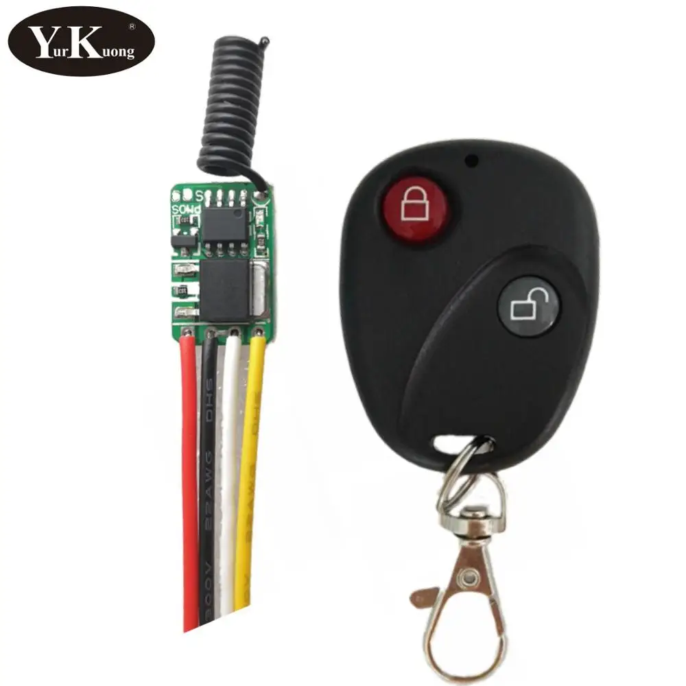Ttl 2A модуль дистанционного управления 3.6V3.7V4.2V5V6V7.4V9V12V мини-размер энергосберегающий низкий энергопотребление RF беспроводной переключатель