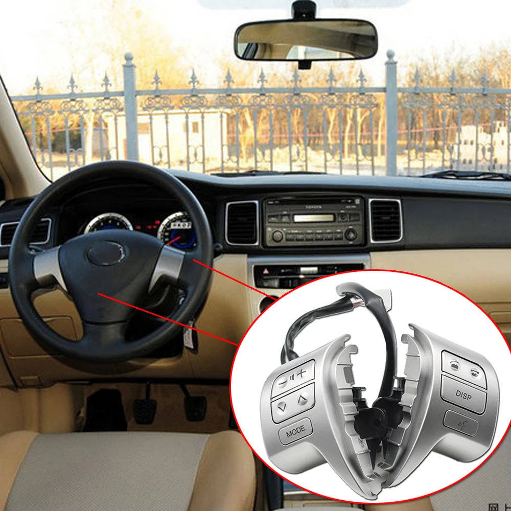 Новый кнопочный переключатель управления на руль для Toyota Corolla ZRE15 2007 ~ 2014 84250 02200