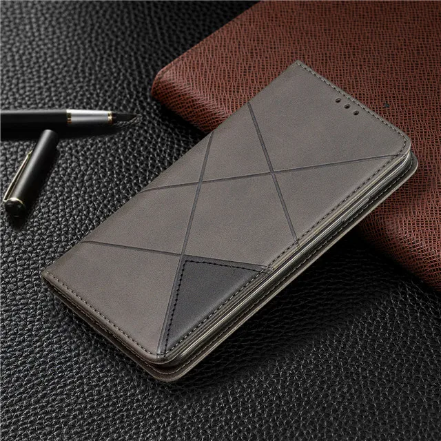 Grey Винтажный кожаный бумажник Hawei P Smart Z Plus откидная крышка для huawei P20 P30 Pro Lite Nova 5i 3i 3e 4e держатель для карт чехол для телефона - Цвет: Grey
