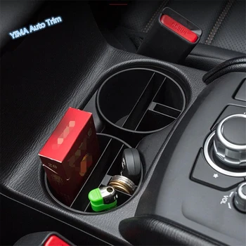 

Lapetus Auto Styling Front Seat Cup Holder Water Bottle Drinks Support Cover Fit For Mazda 6 / CX-5 2017 - 2020 Plastic / Black
