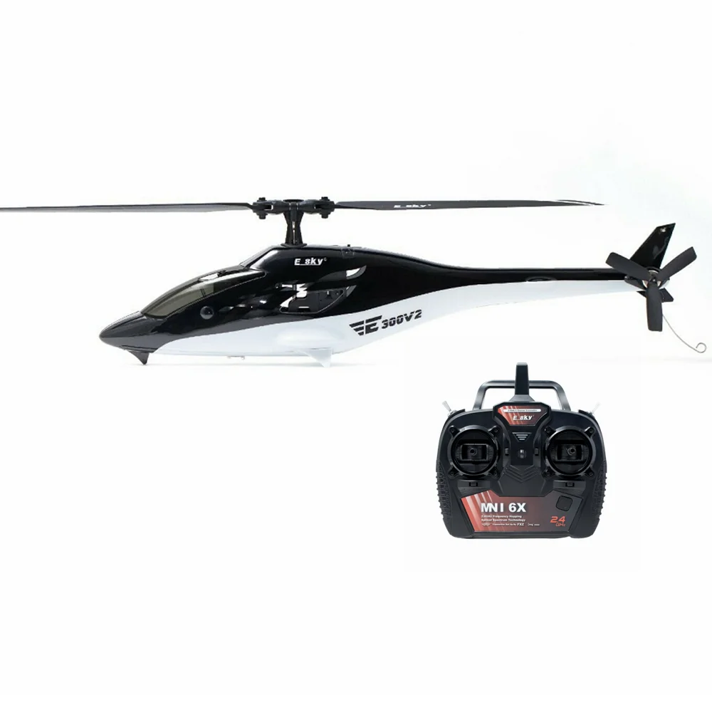 Esky 300 V2 Mini 6ch 2.4ghz Fxz 6 Dof Axis Flybarless Rc Helicopter
