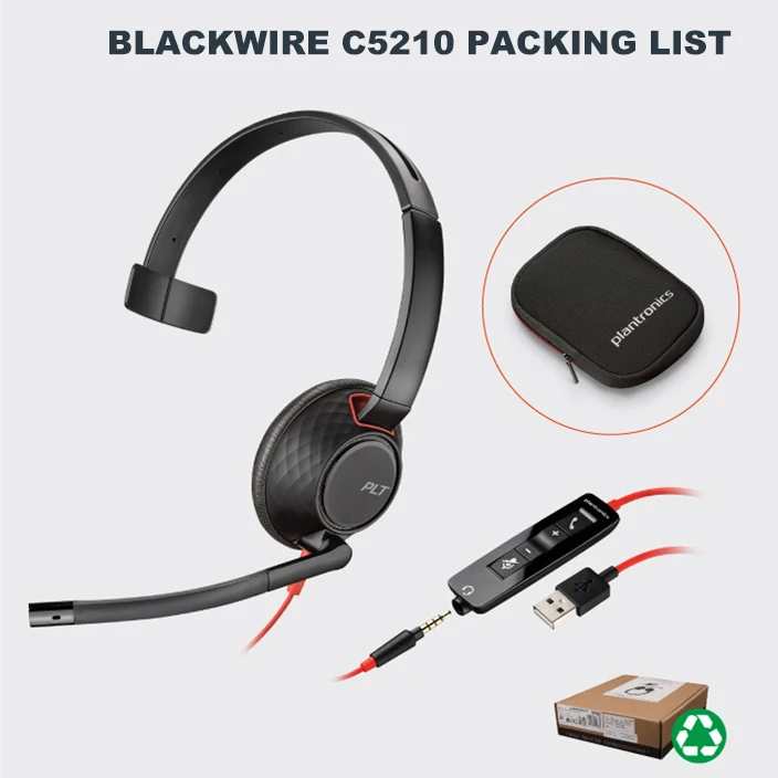 POLY Plantronics Blackwire C5210 USB 