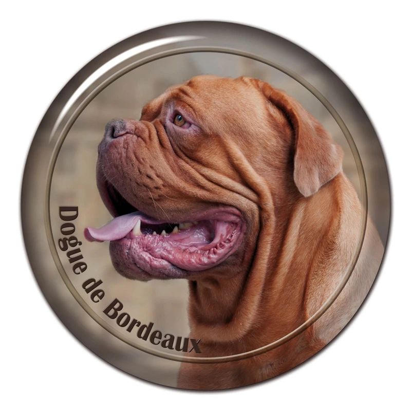 

B0845# 13CM/17CM Self-Adhesive Decal Dogue De Bordeaux Dog Car Sticker Decors on Bumper Rear Window Laptop