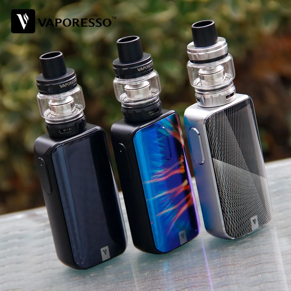Новый оригинальный Vaporesso Luxe S 220W TC Kit W/ 8ml SKRR Tank & Mod Big Screen Box Vape vs Gen/ Swag|Системы