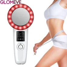 6 в 1 ультразвуковая кавитация EMS массажер для похудения тела потеря веса Липо антицеллюлитный жиросжигатель Гальваническая инфракрасная терапия инструмент