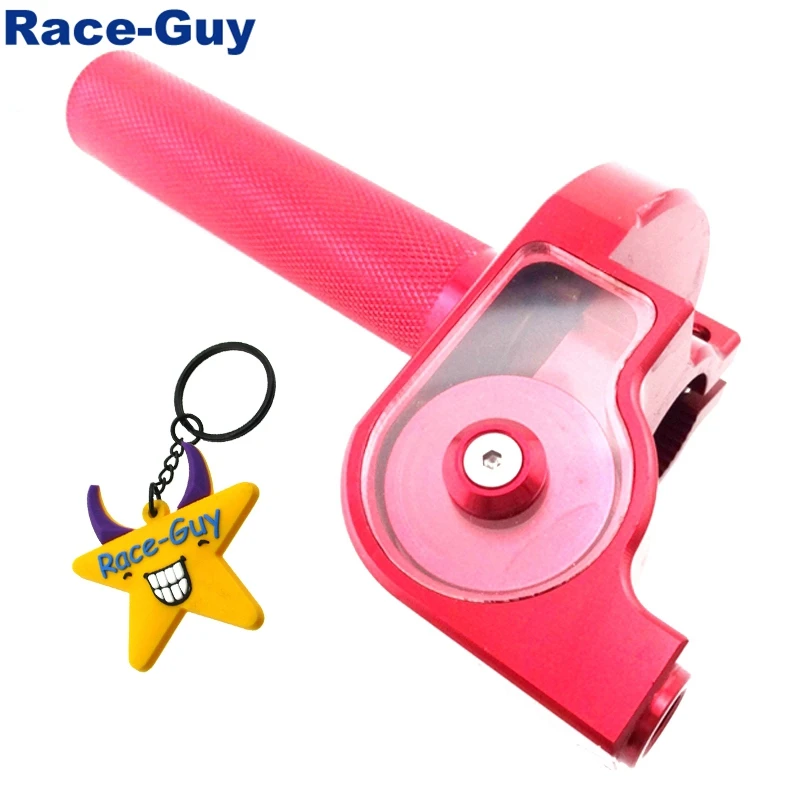 Red Twist Throttle Handle Universal For 50cc 70cc 90cc 110cc 125cc 140cc 160cc 200cc 250cc Pit Dirt Trail Motor Bike |