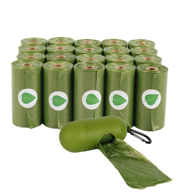 Dog Poop Bag Dispenser 300Counts Dog Poop Bag Biodegradable Eco-Friendly Pet Waste Bags Clean Up Refill Rolls