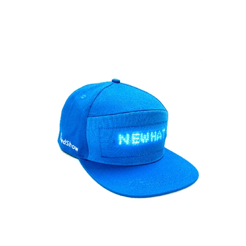 Вечерние световой Кепки мода Bluetooth светодиодный Snapback Кепки Бейсбол Кепки для Для мужчин Для женщин в стиле «хип-хоп» Кепки сообщение Дисплей доска Кепки ковбойские шляпы