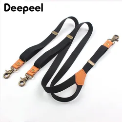 Deepeel 1pc 2*110cm Suit Trousers Shoulder Strap 3 Clips Sanp Buckles Suspenders Retro Hook Jeans Decoration Male Jockstrap