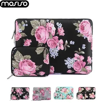 

MOSISO Peony Pattern Laptop Sleeve Case for 2020 Macbook Air Pro Retina 11 13 13.3 14 15 16 inch Bags for Lenovo Xiao mi Asus