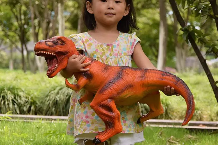 Экстра большая игрушка T-Rex с имитацией динозавра, большой тираннозавр, подарок на день рождения для девочек и мальчиков