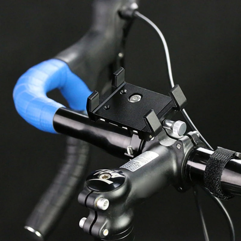 Aluminum Alloy Bicycle Handlebar Mobile Phone Holders Stands Bike Motorcycle Smartphones GPS Bracket Mount Bicycle Accessories