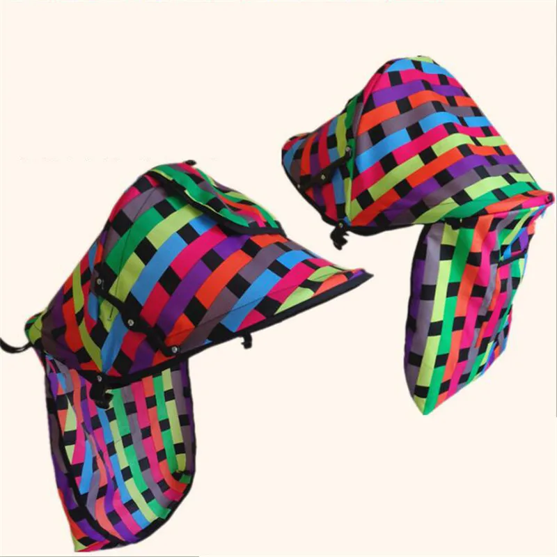 Sun Hood Shading Carriage Visor Anti-UV Canopy Weatherproof Umbrella Sunscreen Baby Stroller