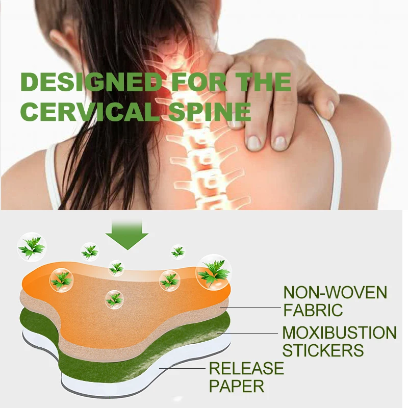 8Pcs Wormwood Medical Plaster Shoulder Cervical Knee Joint Ache Pain Relieving Sticker  Body Massage Arthritis Patch D2132
