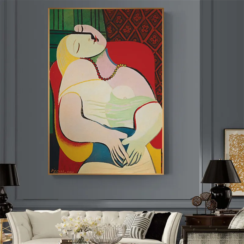 

Picasso Famous Top Selling Modern Pure Hand painted Canvas Painting Wall Pictures for Home Decoration Oil Painting Figure work