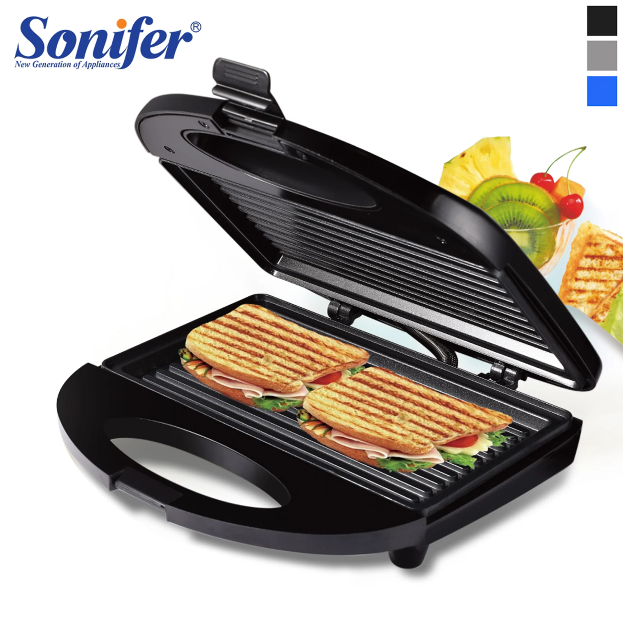 Electric Waffles Maker Iron Sandwich Machine Non Stick Pan