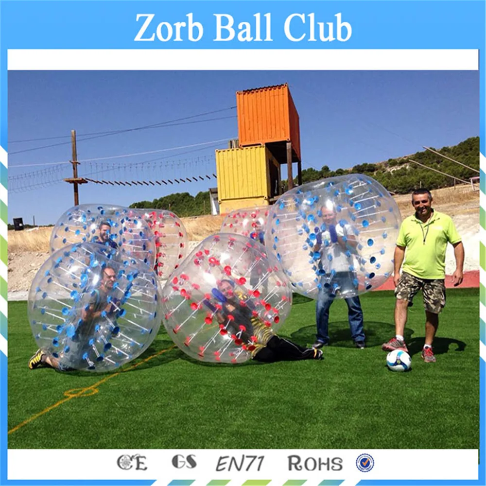 1.0meter Diameter TPU Bumper Ball Bubble Football Bubble Soccer Zorb Ball