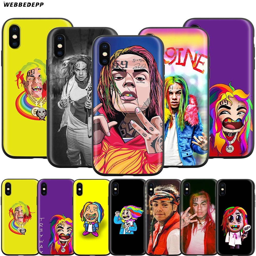 Webbedepp Tekashi 69 6ix9ine чехол для Apple iPhone 12 Mini 11 Pro XS Max XR X 8 7 6 6S Plus 5 5S SE | Мобильные телефоны и