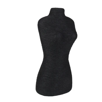 

Braided Necklace Display Bust Stand Mannequin - Jewelry Holder for Necklaces Chain, Choker, Pendant