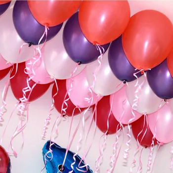 

100PCs 10 Inch Latex Balloons Multicolor Air Balloons Inflatable Ball Baby Shower Wedding Birthday Party Decorations Kids