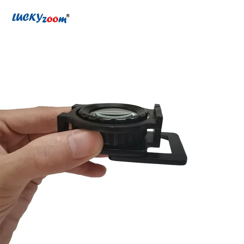 Scale Table Magnifier 15X Magnifying Glass Cloth Textile Fabrics Inspection Folding Magnifier Optical Glasses Len Jewelry Loupe