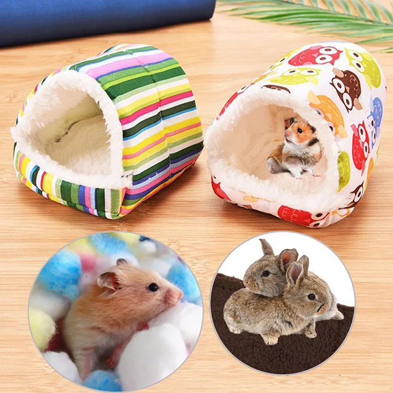 

Warm Soft Comfortable Pet Nest House For Hamster Rodents Small Animals Sleeper Animal Cave Nest Pet House Products