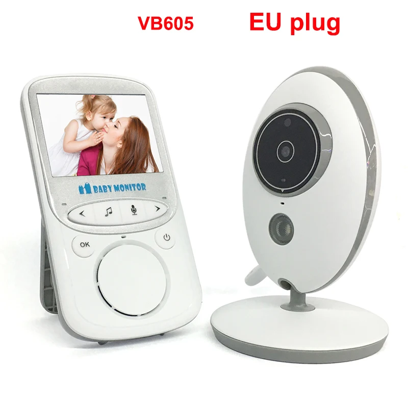 EU Plug VB605 видео Видеоняни и радионяни дома Беспроводной 2,4G HD, Wi-Fi, Управление ИК Ночное видение 2-полосная Домофон безопасности Камера для телефона - Цвет: EU Plug
