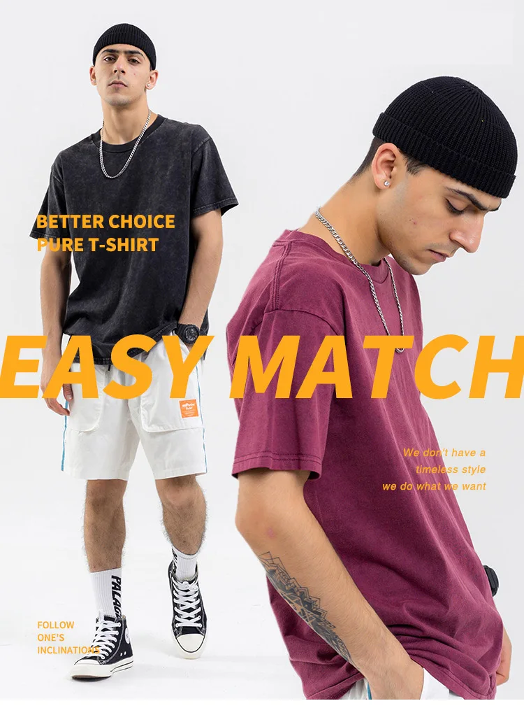 Новая мужская футболка GAAJ, яркое, голубое, черное, красное, высококачественное, 100 хлопок, брендовые футболки, топы, хип-хоп