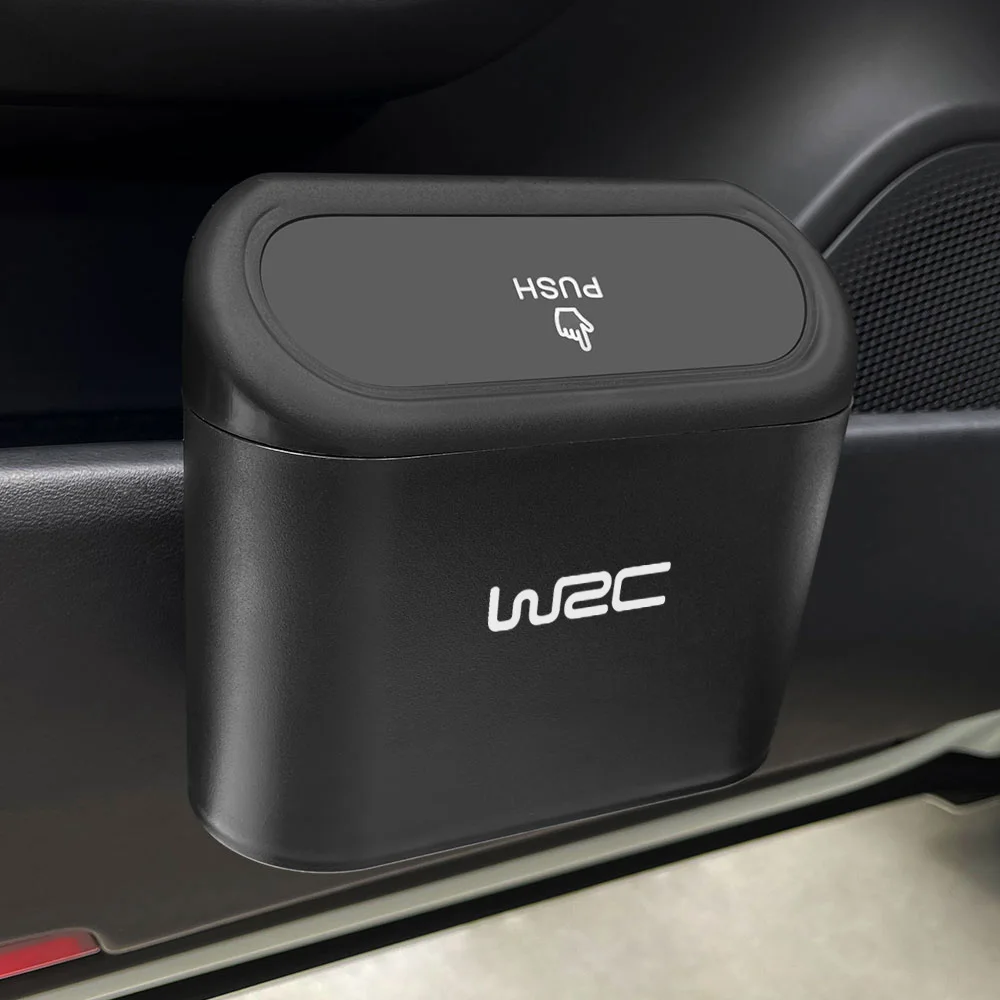 WRC Car Trash Can Storage Box For Volvo Tesla Suzuki Skoda VW Volkswagen Smart Seat Subaru Ssangyong Vauxhall Car Accessories