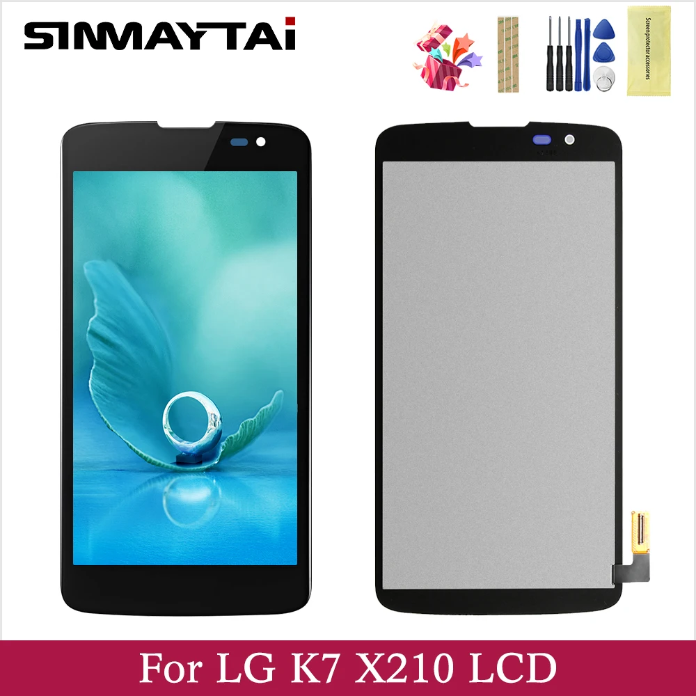 

For 5.0" LG K7 LCD Display Screen Frame+Touch Screen Panel Digitizer Replacement For MS330 LS675 X210 LGMS330 K332 LG-K330