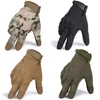 Touch Screen Multicam Waterproof Windproof Cold Weather Winter Warmer Fleece Snowboard Tactical Hard Knuckle Full Finger Gloves ► Photo 2/6