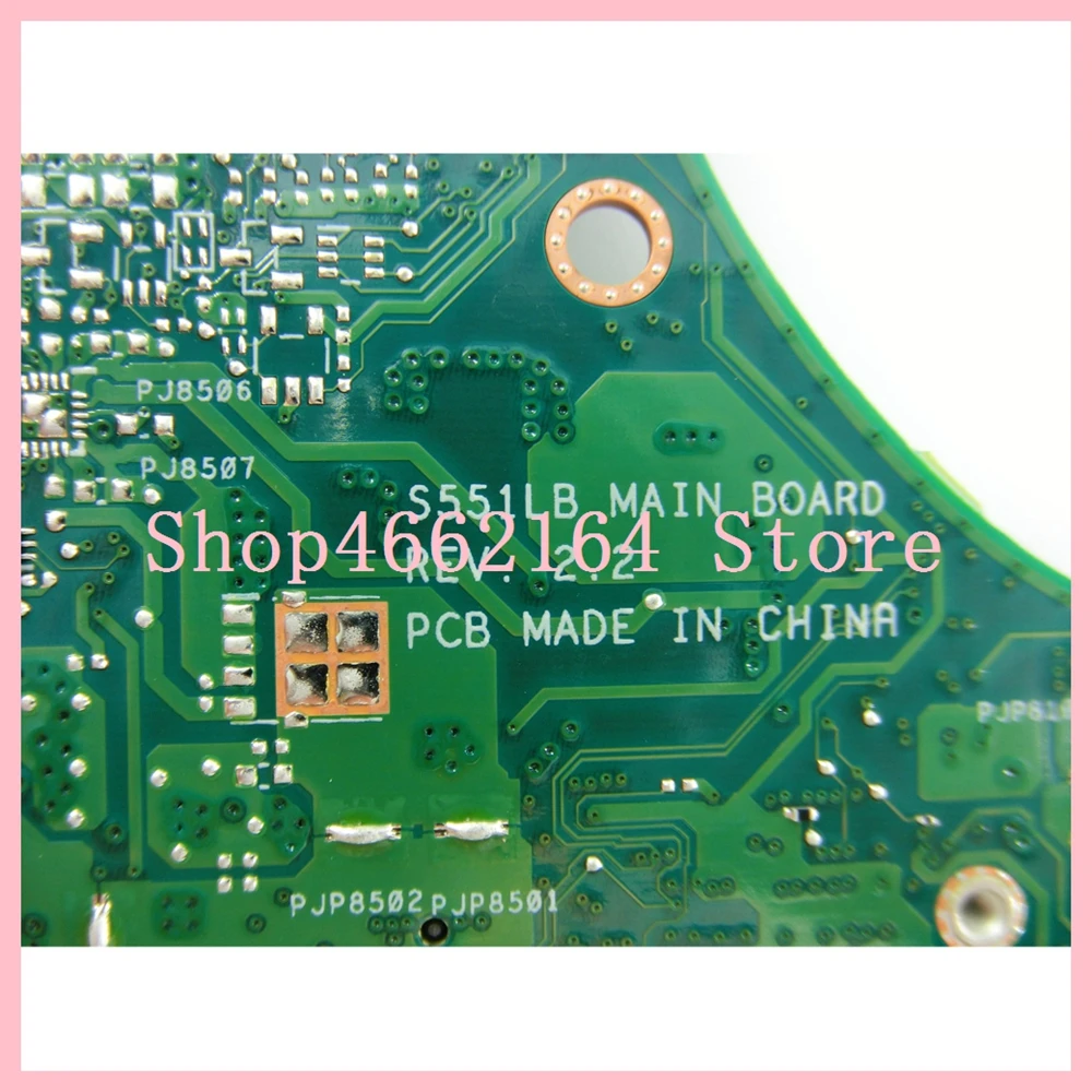 discount  S551LA I5-4200 CPU REV:2.2 4GB RAM Mainboard For ASUS S551 S551L S551LB S551LN S551LA R553L K551L l