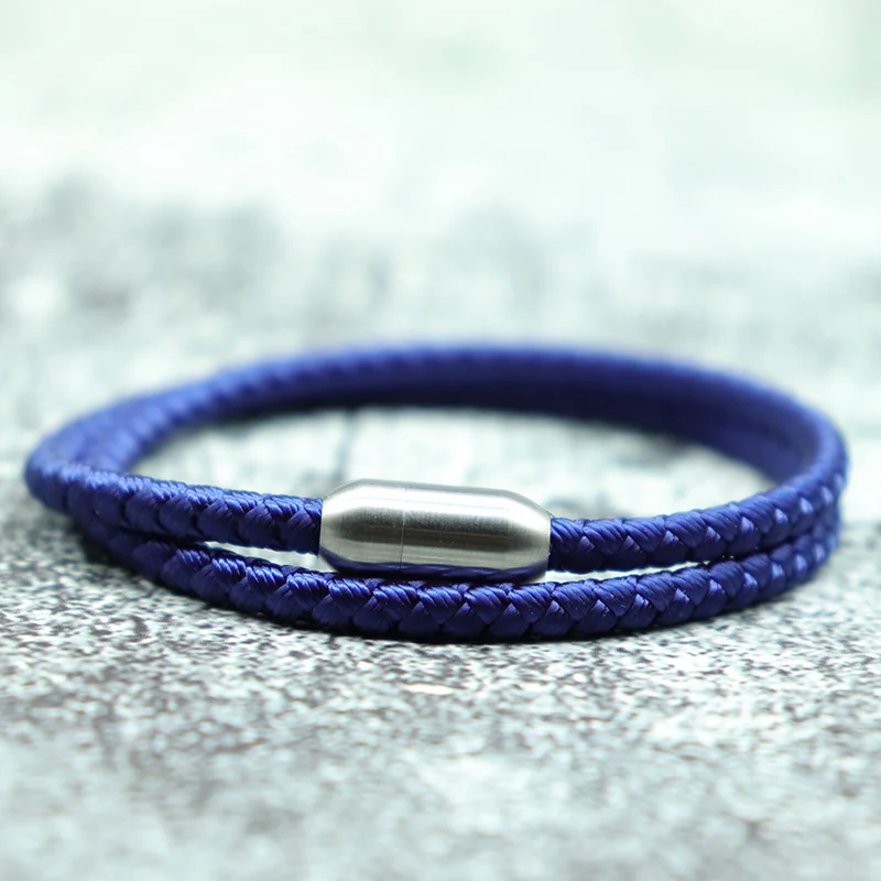 Fashion Rope Bracelet Man Attract Magnet Braclet Hombre Stainless Steel Braslet Homme Accessories Gift For Boyfriend Husband - Image 5