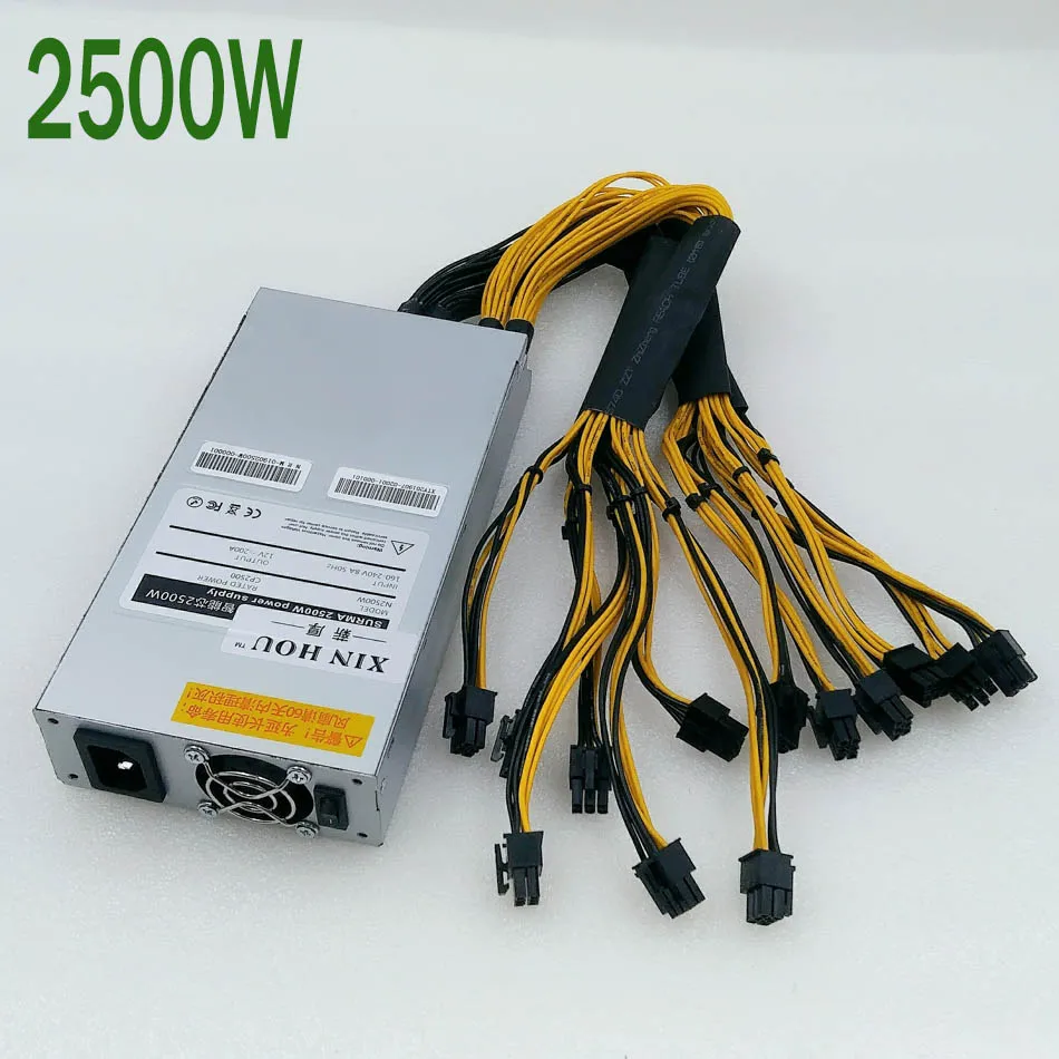 ZEC BTC LTC BCH Майнер Питание 2500W блок питания для Antminer S9 S9j S9k L3 Z9 Z11 Z11e B7 Z1+ A9 Ebit E9i E10.2 E110.3 E9.3 ETH PSU