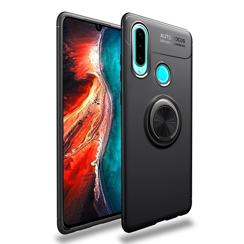 Чехол для Huawei Honor 20 чехол 20S с кольцом держателем Мягкая силиконовая матовая