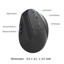 Тип-c Вертикальная беспроводная мышь эргономичная 2,4G USB Беспроводная мышь для ноутбука игровая мышь s для ПК для ноутбука