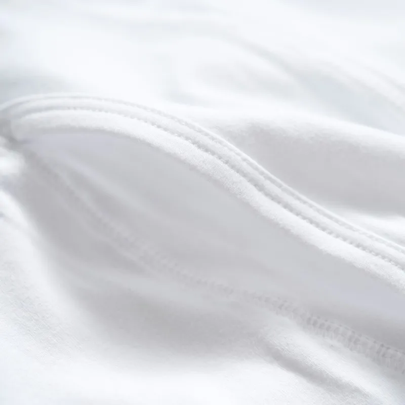 THREEGUN Lycra Cotton Long Johns Мужская круглая шея Термическое нижнее белье Дышащая зимняя