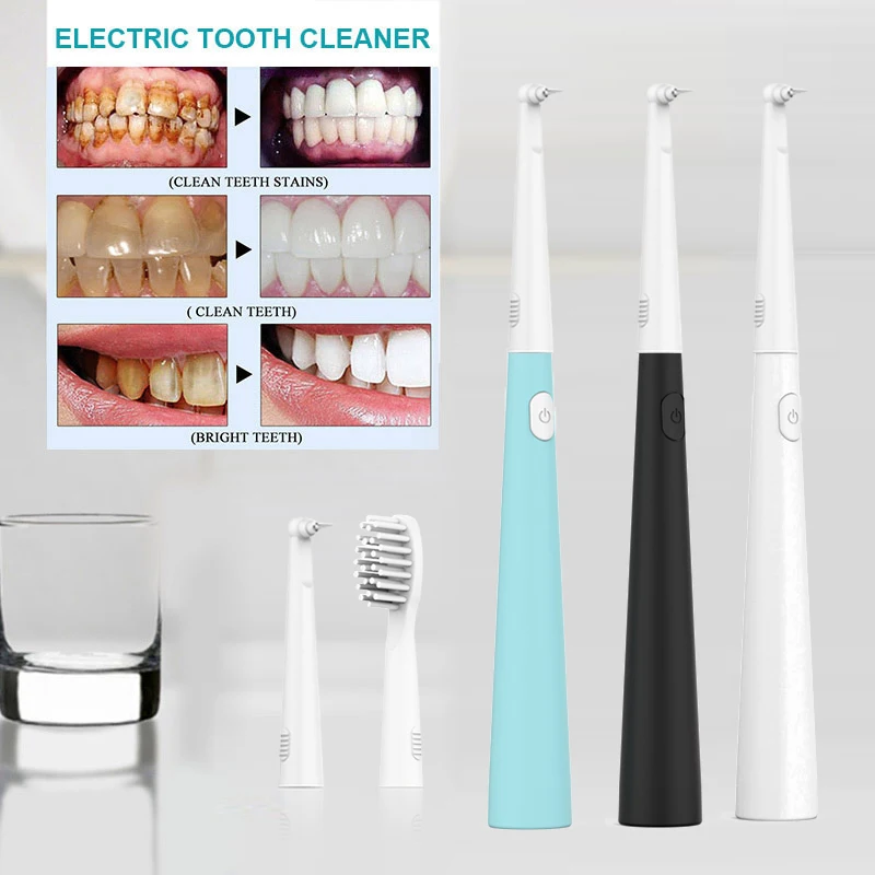 

Health Travel Teeth Cleaner Electric Scaler Teeth Whitening Tool IPX6 Waterproof Grade High Frequency Vibration Charging