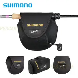 Shimano Portable Fishing Reel Bag Waterproof Protective Case Cover for Spinning Reel Baitcasting Reel Drum Reel Storage Bag Men