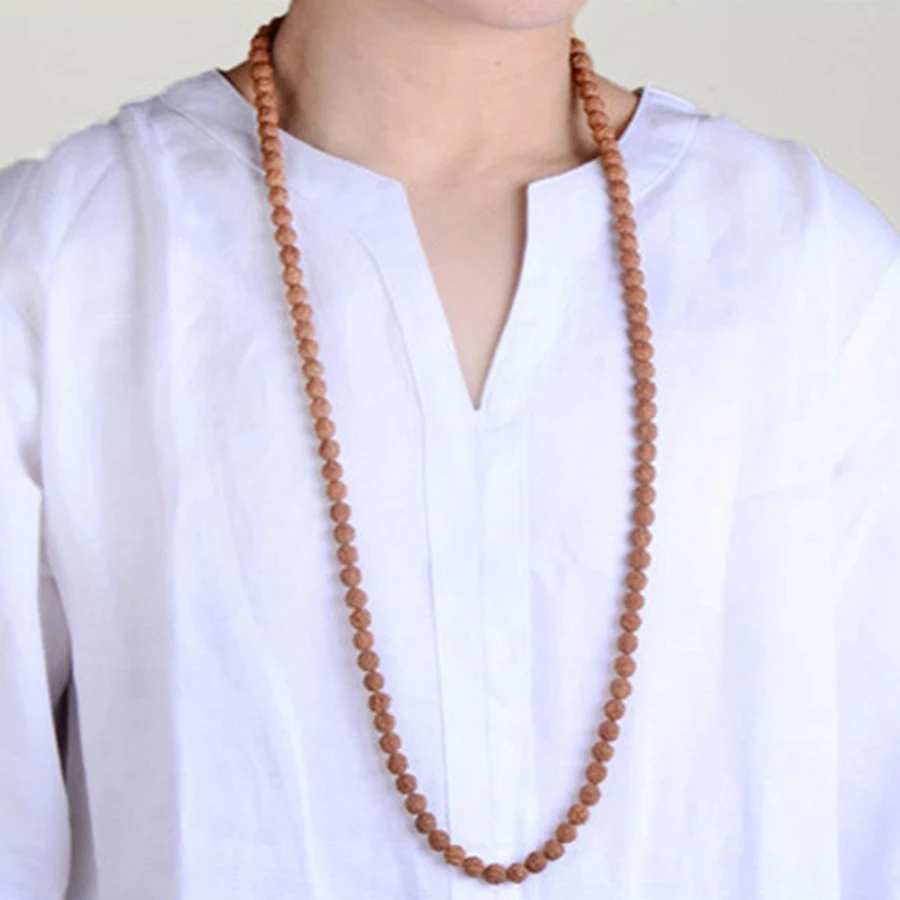 

Vajra Bodhi Rudraksha Beads Meditation Mala Bead Jewelry Making Prayer Chakras 108Pcs Bodhi Tibetan Buddhism Bracelet Buddhist