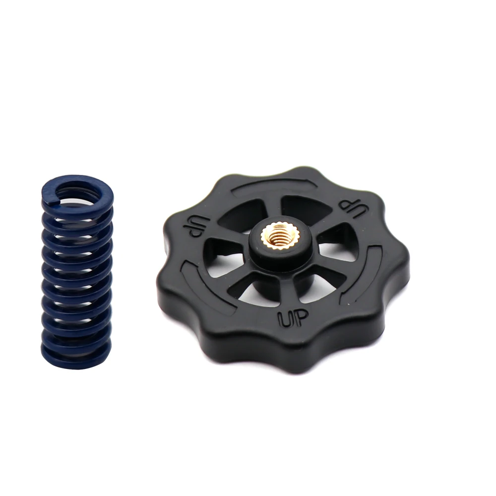 Maccurat 3D 프린터 부품 가열 베드 스프링 레벨링 키트 조정 너트 + 스프링 + CR-10 Ender 3 MK3 Hotbed 용 나사 히트 베드 키트