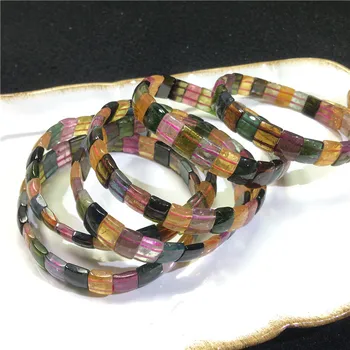 

Natural Tourmaline ice transparent tourmaline single ring and crystal bracelet jewelry gift for women